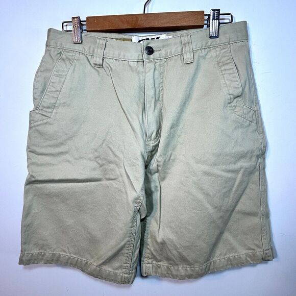 Mountain Khakis Mens 30 x 9 Shorts MK Broadway Fit Casual Cotton Khaki Wyoming - Picture 1 of 6